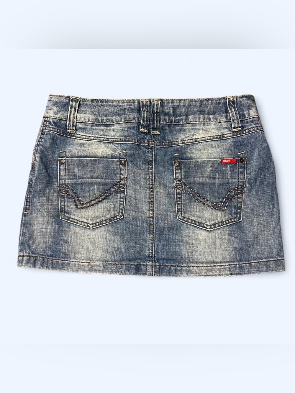 Y2K Grunge Denim Mini Skirt by Only!
